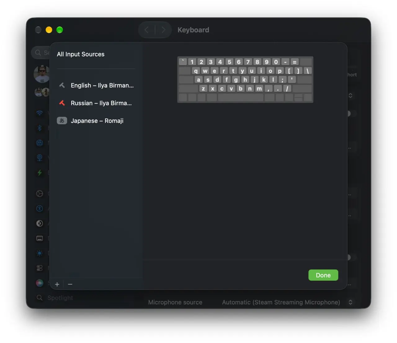 Кстати после обновления macOS до 27ой, английская клавиатура снова возвращается, но старый добрый лайфхак с macOS Sequoia - работает.
TLDR; удаляется через Японскую клаву
https://blog.tatarinovms | Сетка — социальная сеть от hh.ru