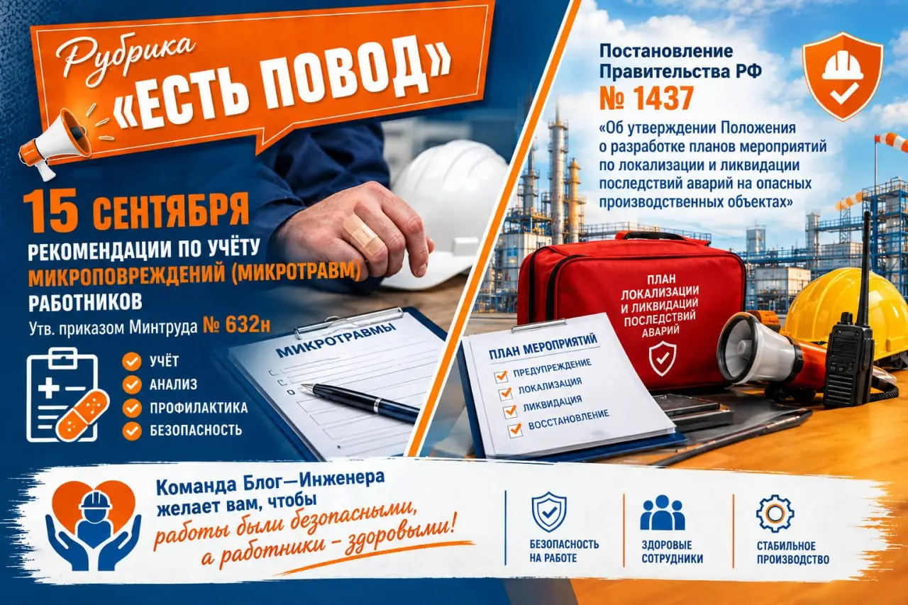Рубрика «Есть Повод» 📎
15 сентября отмечают свой День рождения:
📱«Рекомендации по учёту микроповреждений (микротравм) работников», утв | Сетка — социальная сеть от hh.ru
