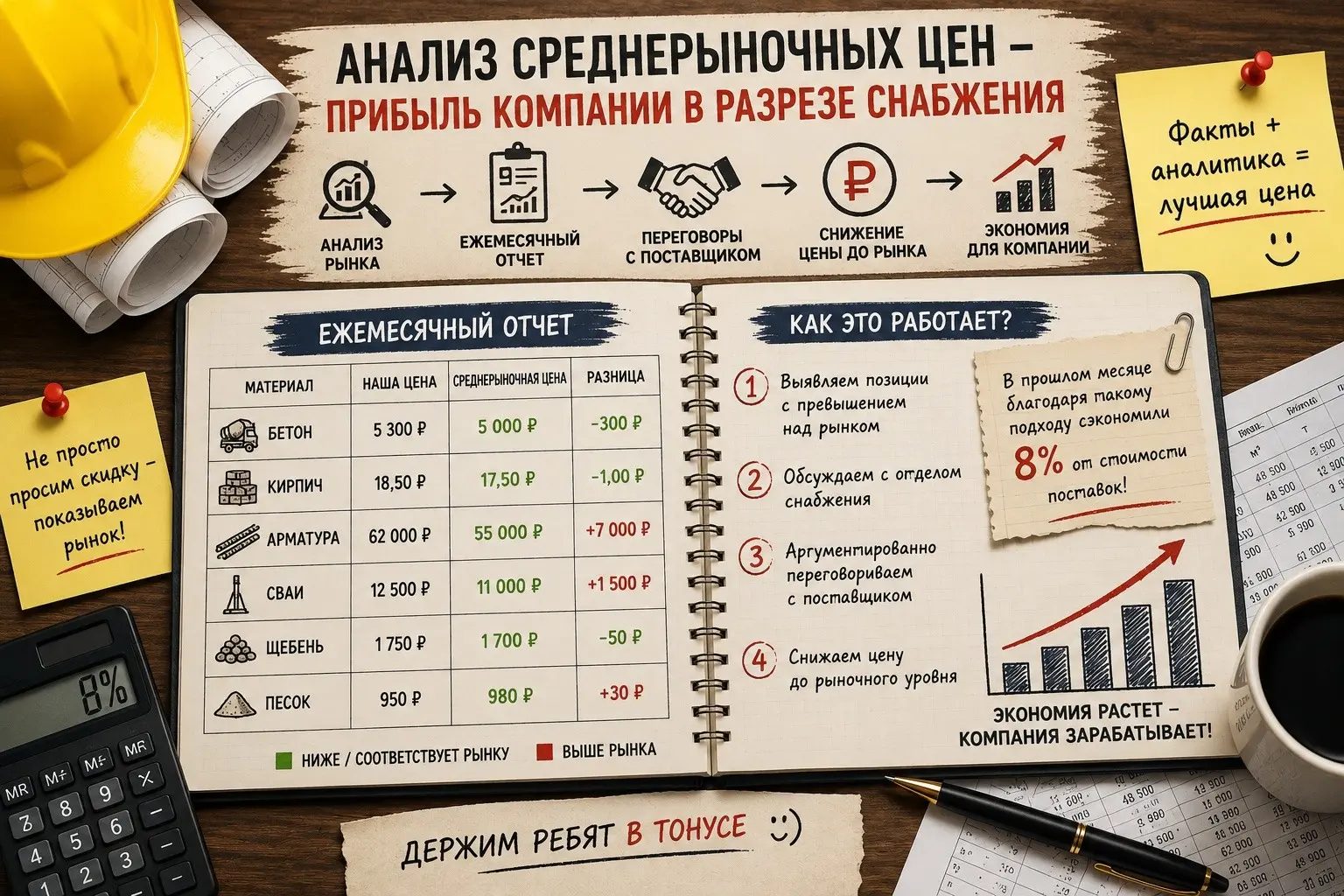 Как анализ среднерыночных цен помогает экономить деньги | Сетка — социальная сеть от hh.ru