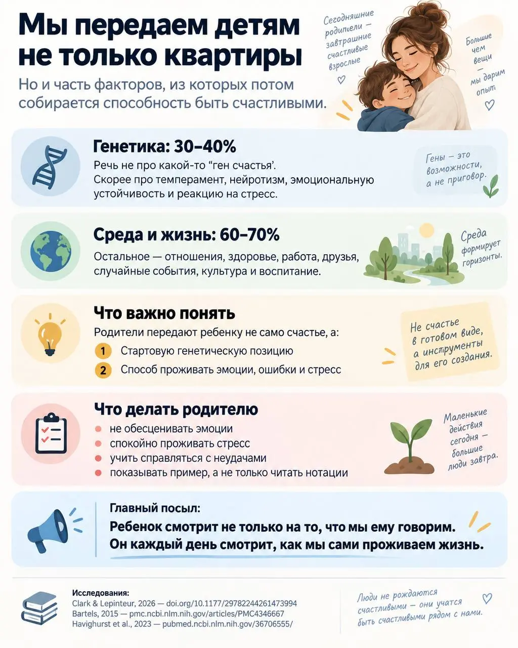 Про счастье
Короче, тема того, как сделать так, чтобы дети выросли счастливыми, капец как нас волнует | Сетка — социальная сеть от hh.ru
