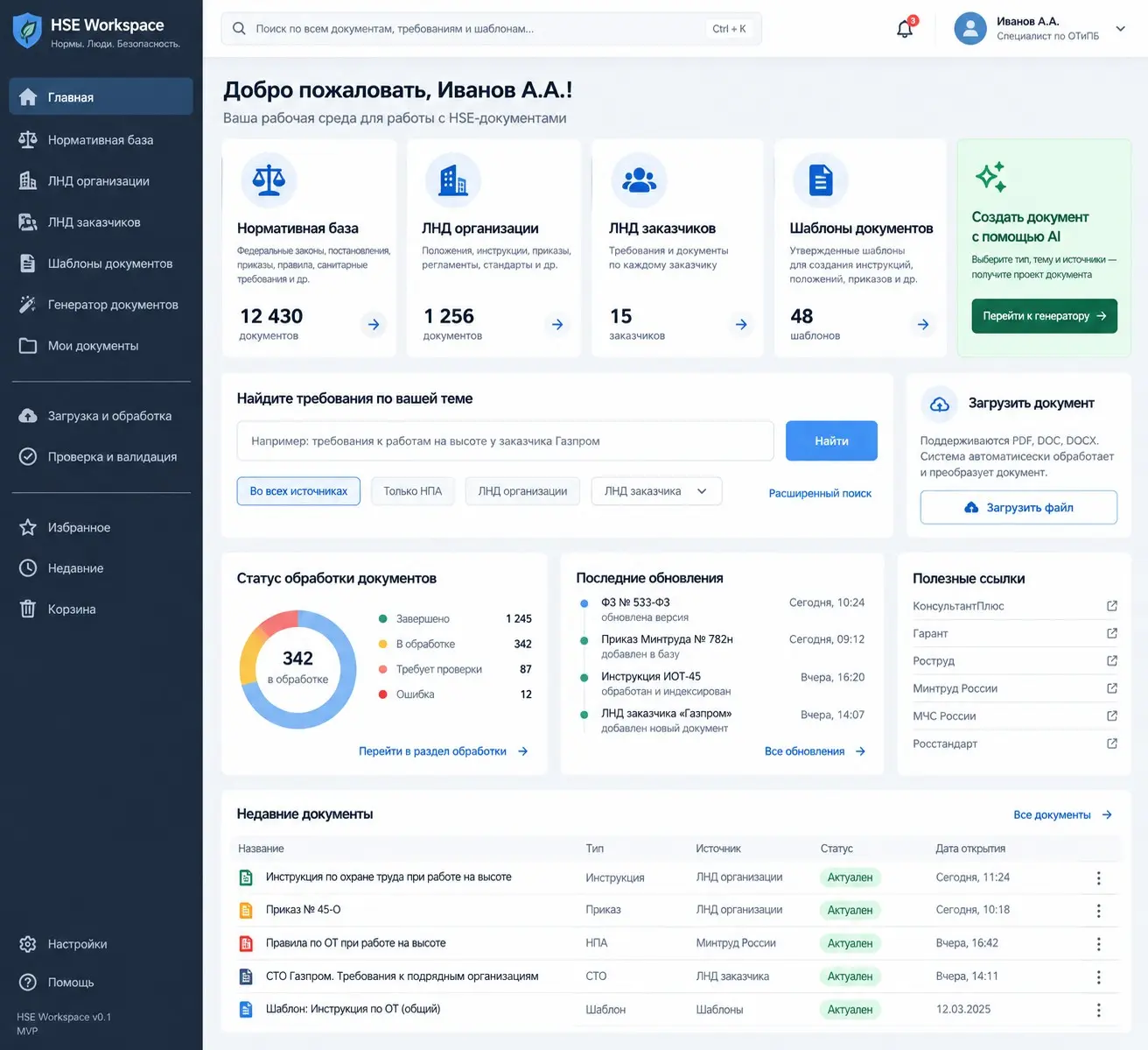 AI&MVP для HSE | Сетка — социальная сеть от hh.ru