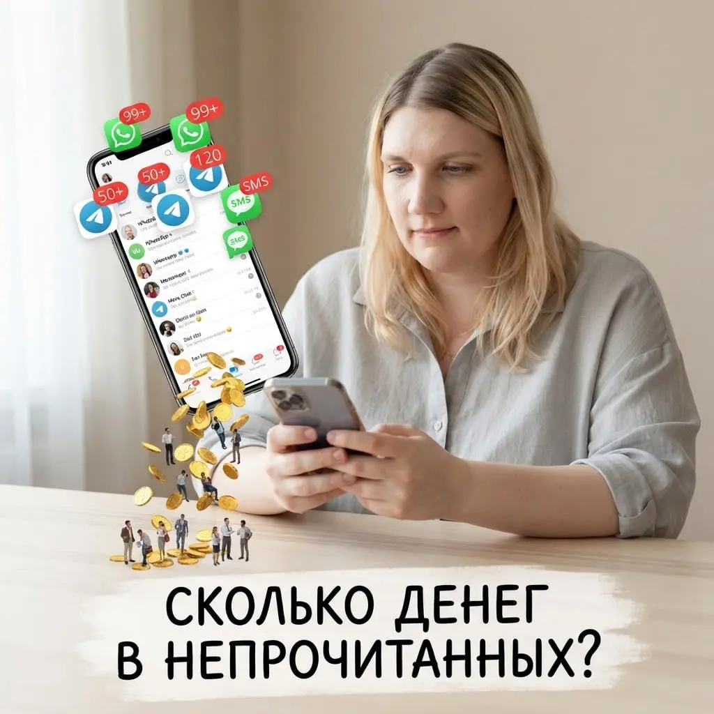 Цена фразы "я потом всем отвечу": сколько денег может лежать в непрочитанных сообщениях 💸
"Я потом отвечу".
Казалось бы, нормальная фраза | Сетка — социальная сеть от hh.ru