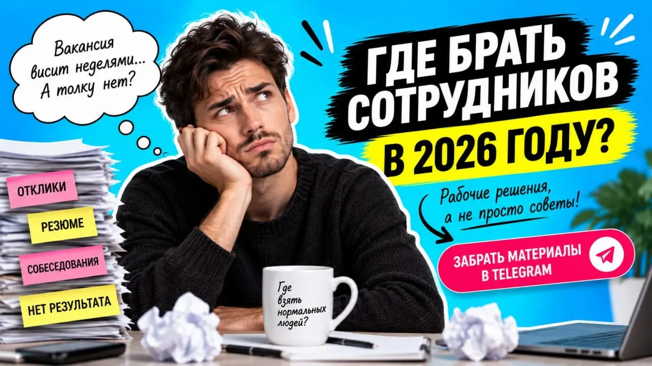 Где в 2026 году искать сильных сотрудников, если кандидаты хотят зарплату выше, чем бизнес готов платить?
Предприниматели все чаще сталкиваются с ситуацией, когда вакансия опубликована неделями, подхо... | Сетка — социальная сеть от hh.ru