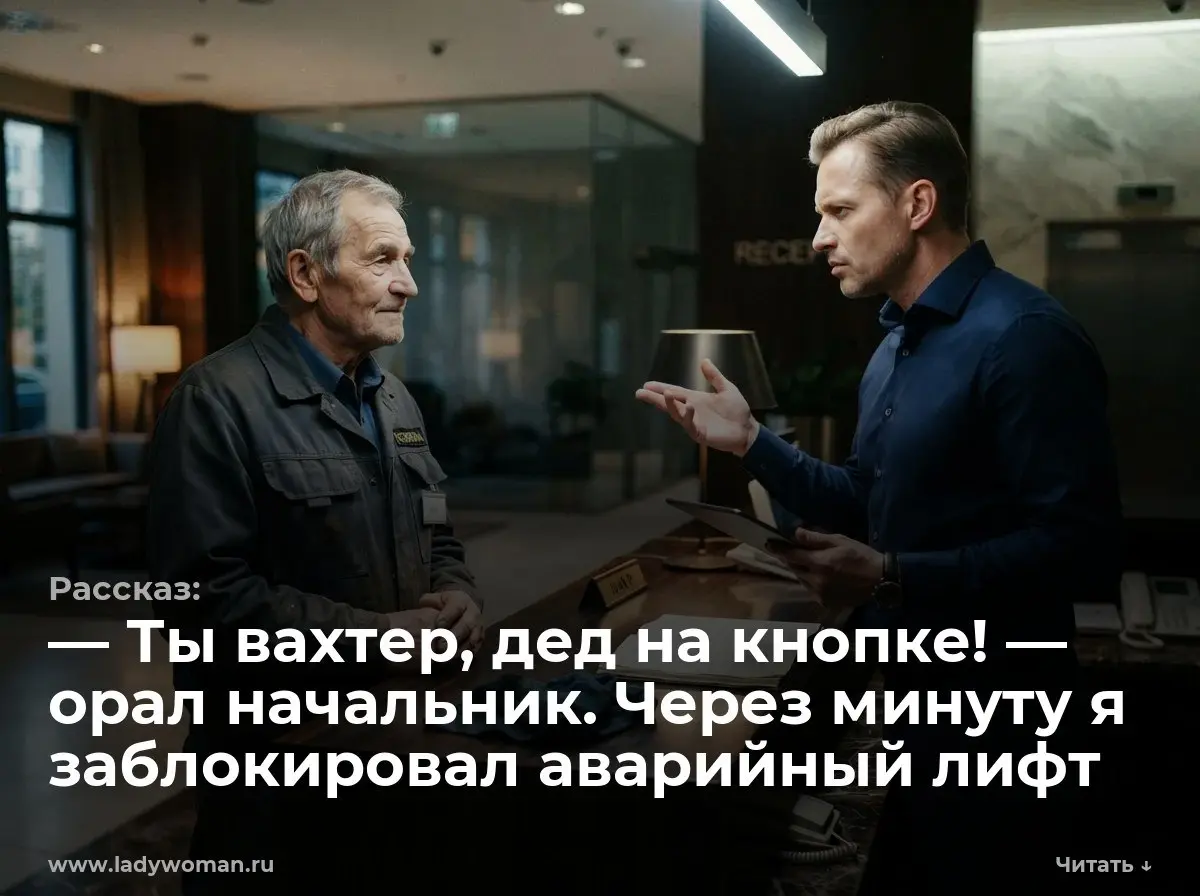 — Ты вахтер, дед на кнопке! — орал начальник | Сетка — социальная сеть от hh.ru