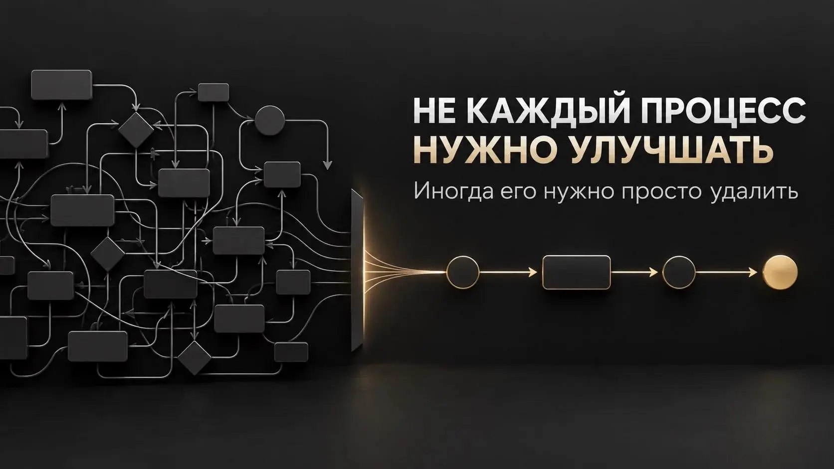 Не каждый процесс необходимо улучшать. Иногда лучше удалить. | Сетка — социальная сеть от hh.ru