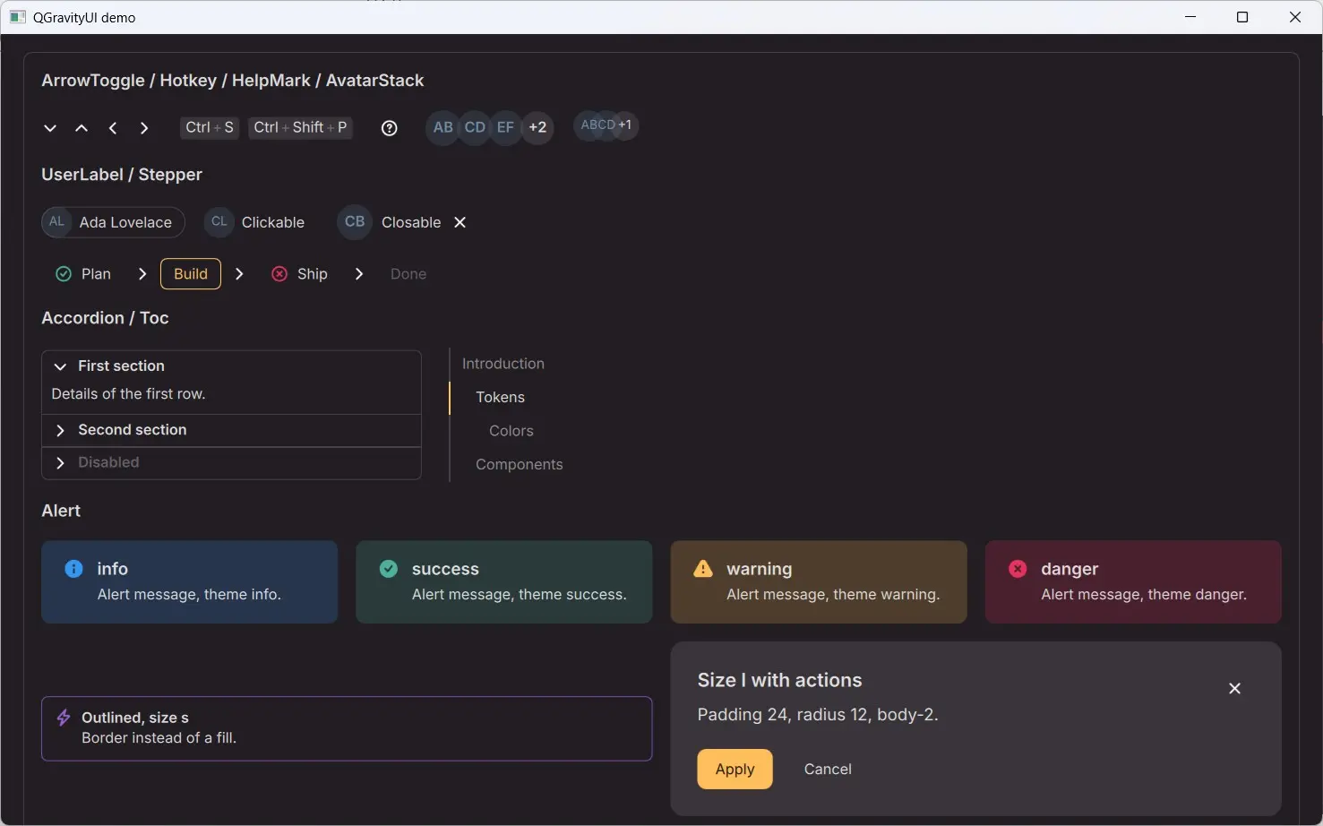 Выложил в открытый доступ библиотеку QML компонентов адаптированных под UI-кит GravityUI. Ссылка на репозиторий | Сетка — социальная сеть от hh.ru
