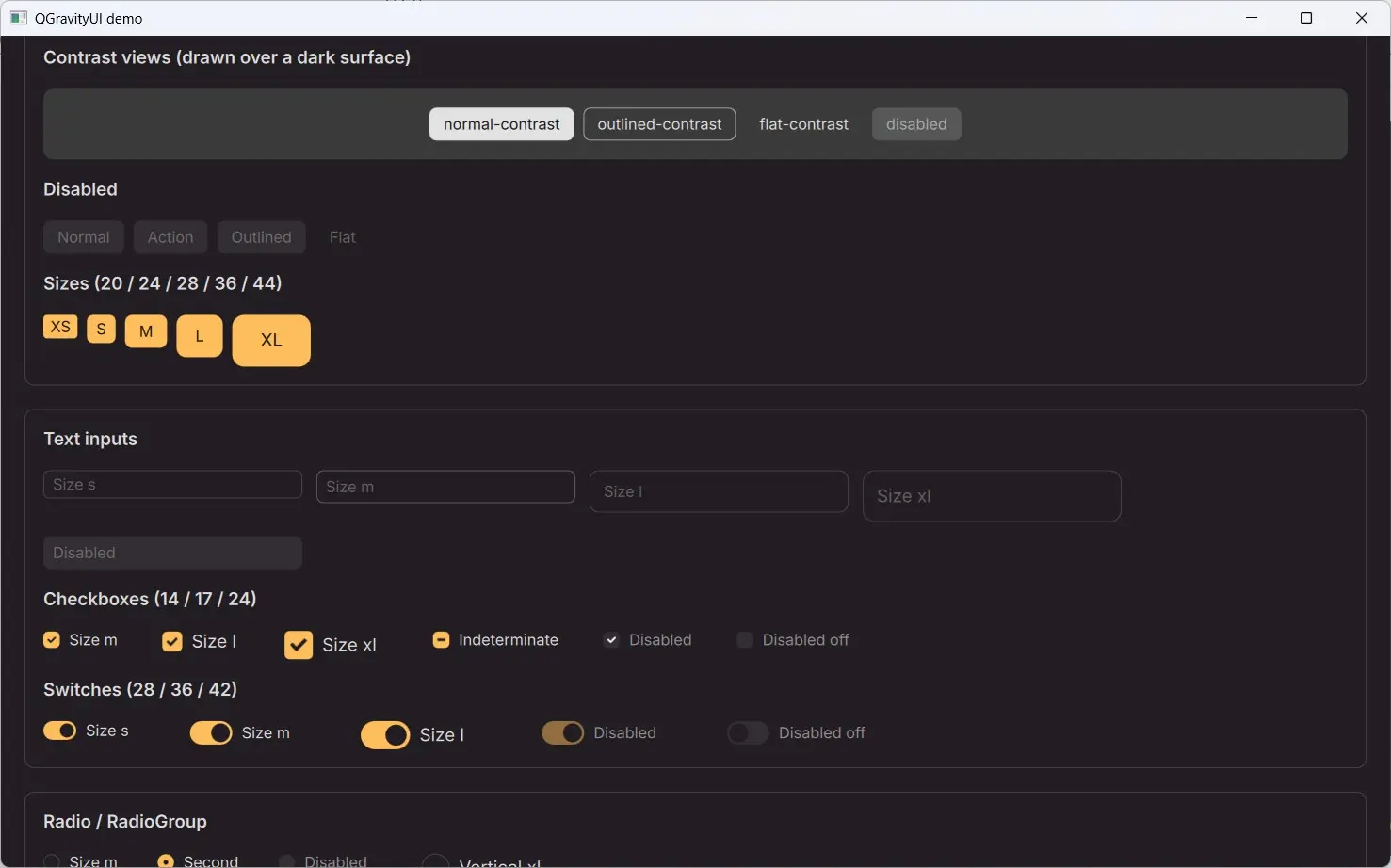 Выложил в открытый доступ библиотеку QML компонентов адаптированных под UI-кит GravityUI. Ссылка на репозиторий | Сетка — социальная сеть от hh.ru