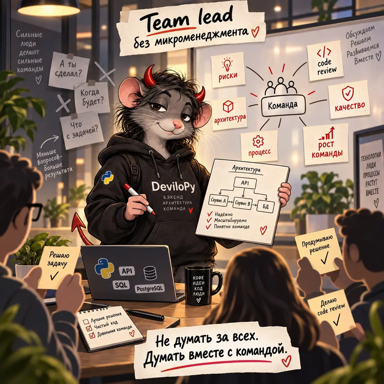 Я хочу быть team lead | Сетка — социальная сеть от hh.ru