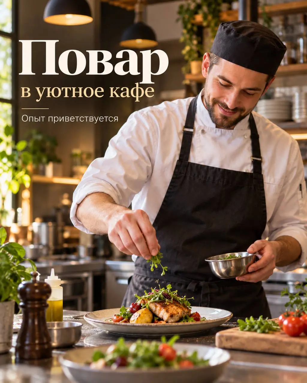 ПОВАР
От 4 950₽/смена + премии
Кафе «Трапеза»
• Москва, Ходынский бульвар, 6с3
• Рестораны/Кафе
• +79268430835
Полное описание вакансии размещено в Телеграм и Макс | Сетка — социальная сеть от hh.ru