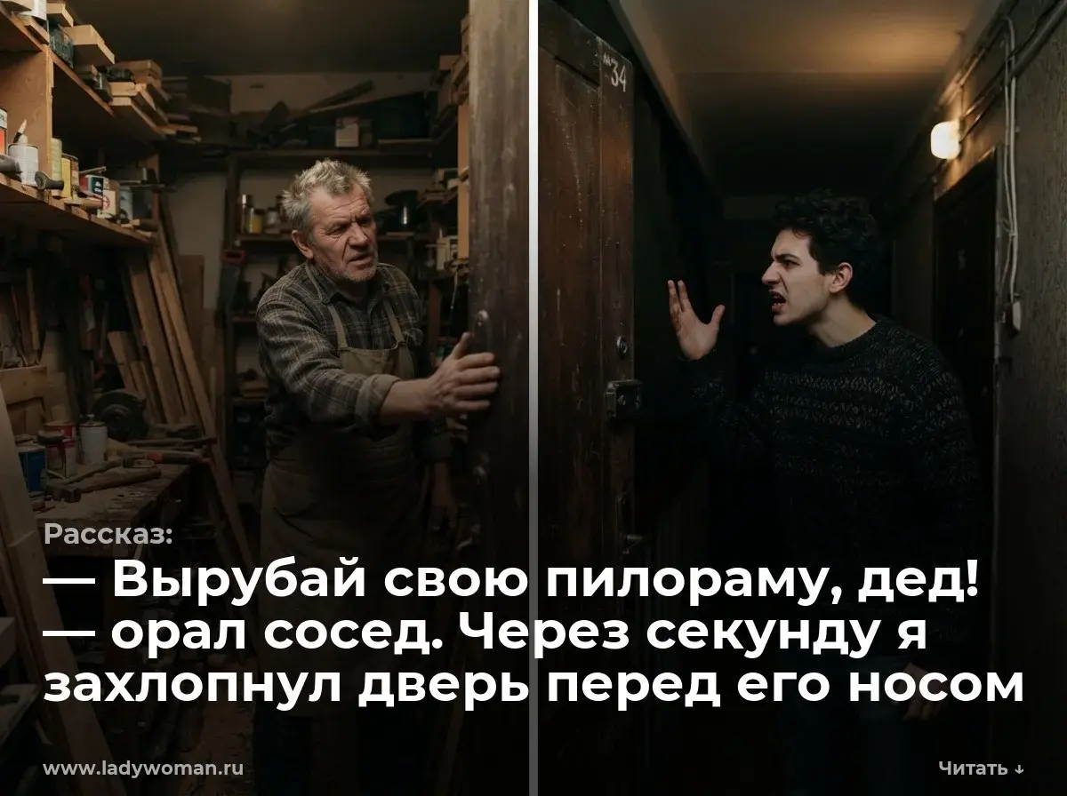— Вырубай свою пилораму, дед! — орал сосед | Сетка — социальная сеть от hh.ru
