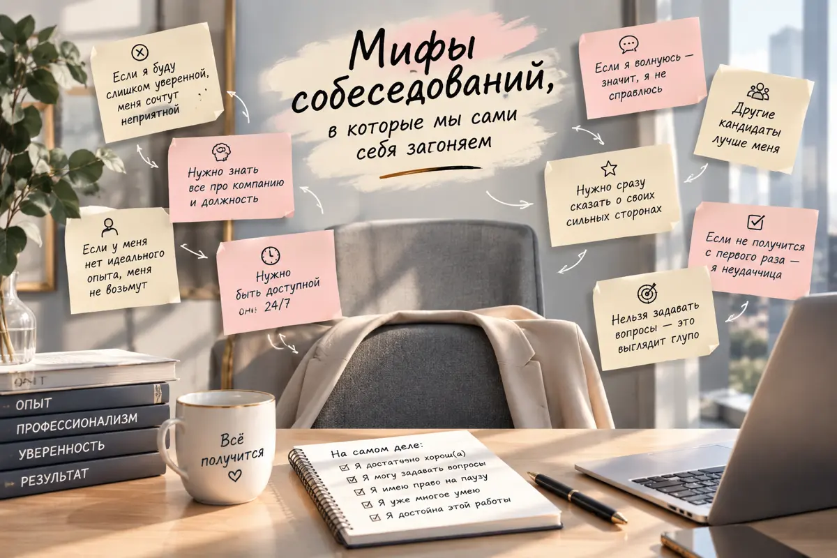 Мифы собеседований, в которые мы сами себя загоняем | Сетка — социальная сеть от hh.ru