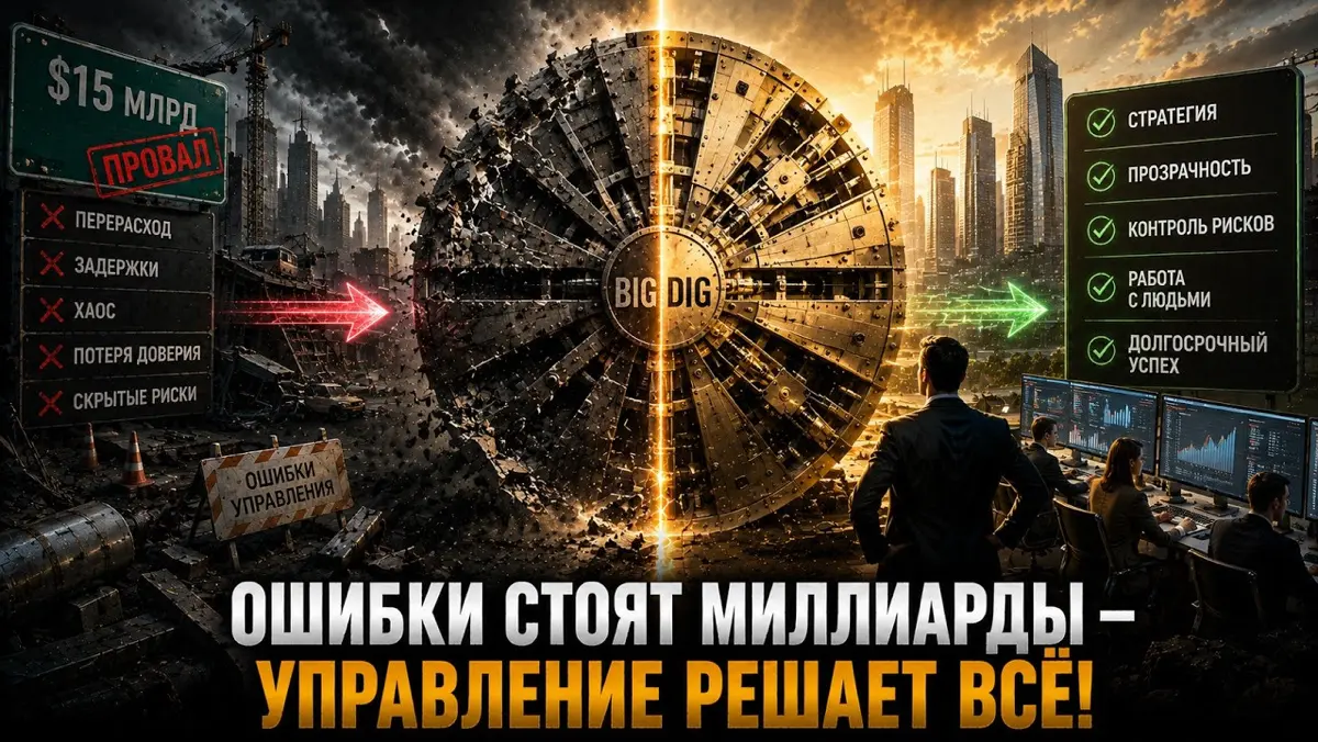 Уроки Big Dig: Почему цифровая трансформация стоит $15 млрд и как не повторить ошибки Бостона?
У крупных проектов есть особая форма риска.
Не техническая.
Не финансовая.
Информационная | Сетка — социальная сеть от hh.ru