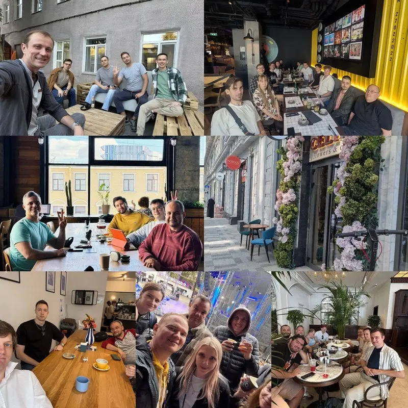 Собрали для вас фотографии встреч с прошедших выходных!
IOS:
🔶 САНКТ-ПЕТЕРБУРГ
IT:
🔶 БЕЛГРАД
🔶 КАРАГАНДА (прошлые выходные)
🔶 МОСКВА
🔶 НОВИ-САД
🔶 ТАШКЕНТ
MOBILE:
🔶 НИЖНИЙ НОВГОРОД
⚡️Поддержи Coffee&Co... | Сетка — социальная сеть от hh.ru