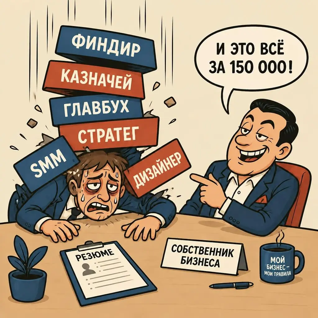 Многорукие многоноги обходится дороже двух специалистов. | Сетка — социальная сеть от hh.ru