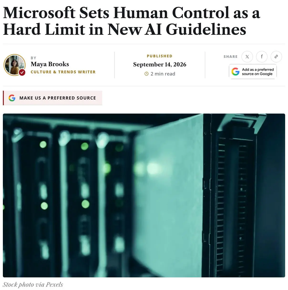 Microsoft написала собственную конституцию для ИИ.
Это 37-страничный Humanist AI Code of Conduct, где основной посыл в том, что люди важнее, чем искусственный интеллект | Сетка — социальная сеть от hh.ru