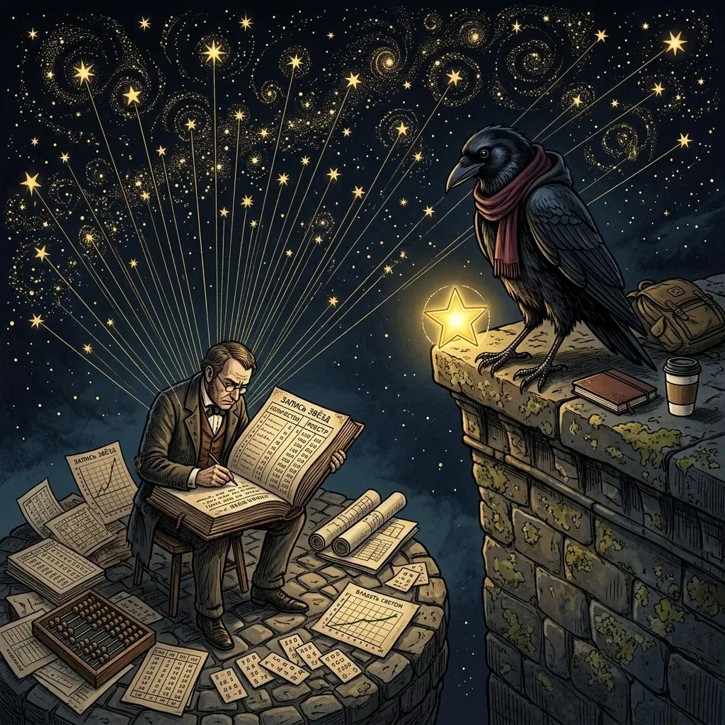 🐦‍⬛ Наблюдение о человеке, который слишком много считал | Сетка — социальная сеть от hh.ru