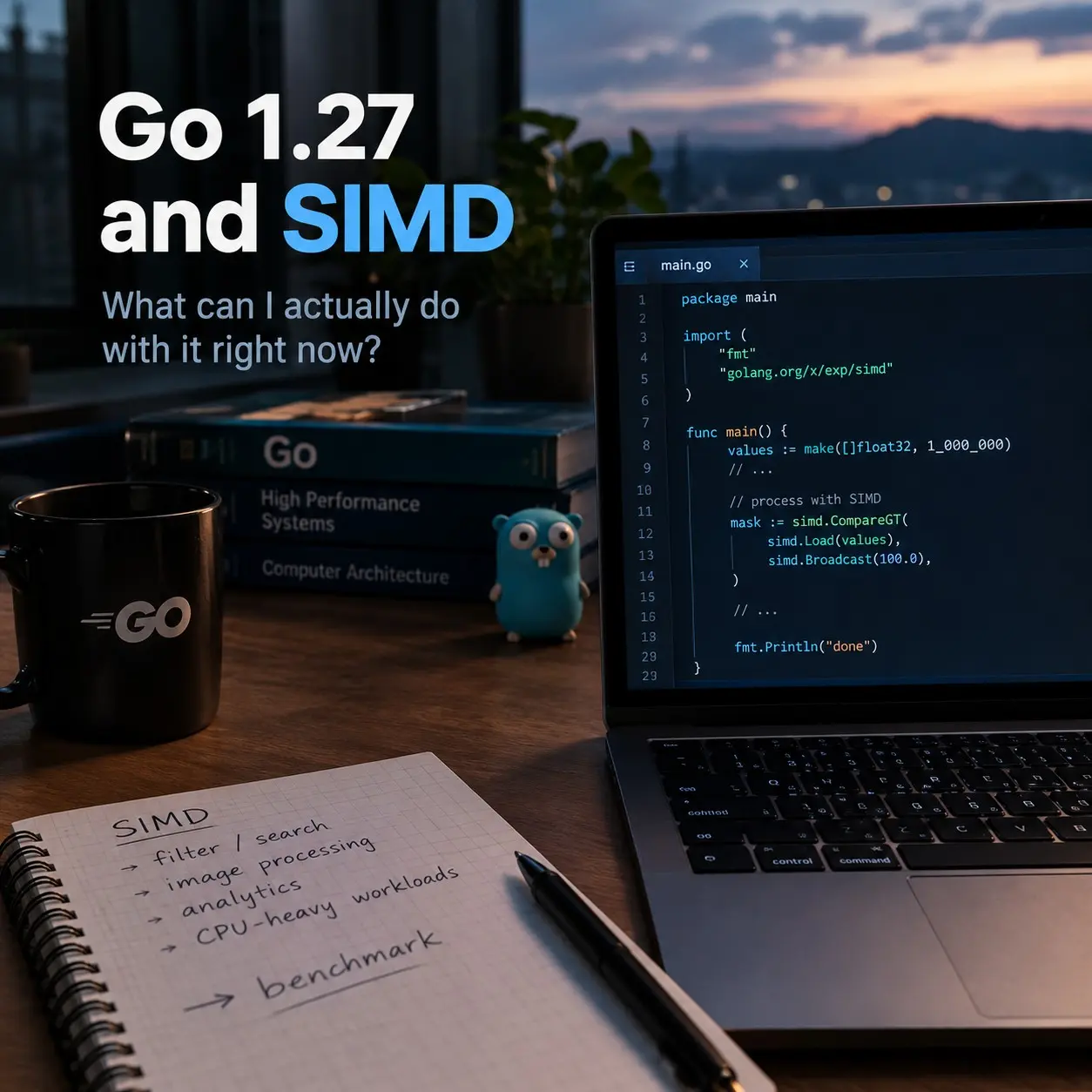 Go 1.27 и SIMD. Что с этим можно сделать прямо сейчас? | Сетка — социальная сеть от hh.ru