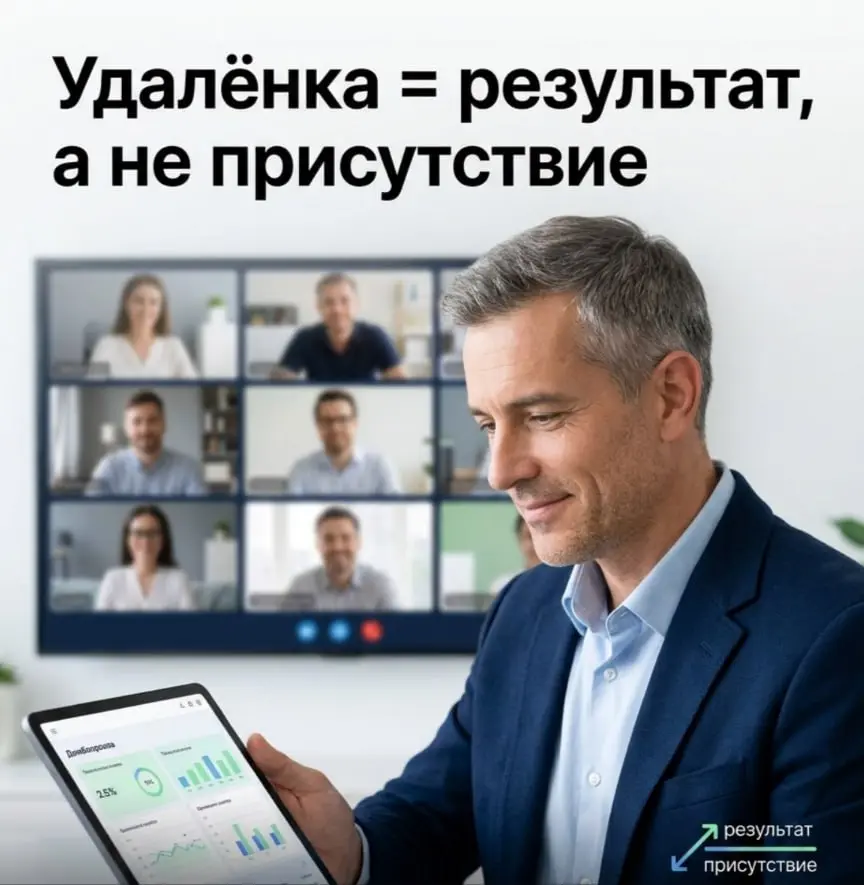 Удалёнку нельзя контролировать присутствием
Одна из главных ошибок в управлении удалённой командой — пытаться контролировать людей так, будто они сидят рядом в офисе | Сетка — социальная сеть от hh.ru
