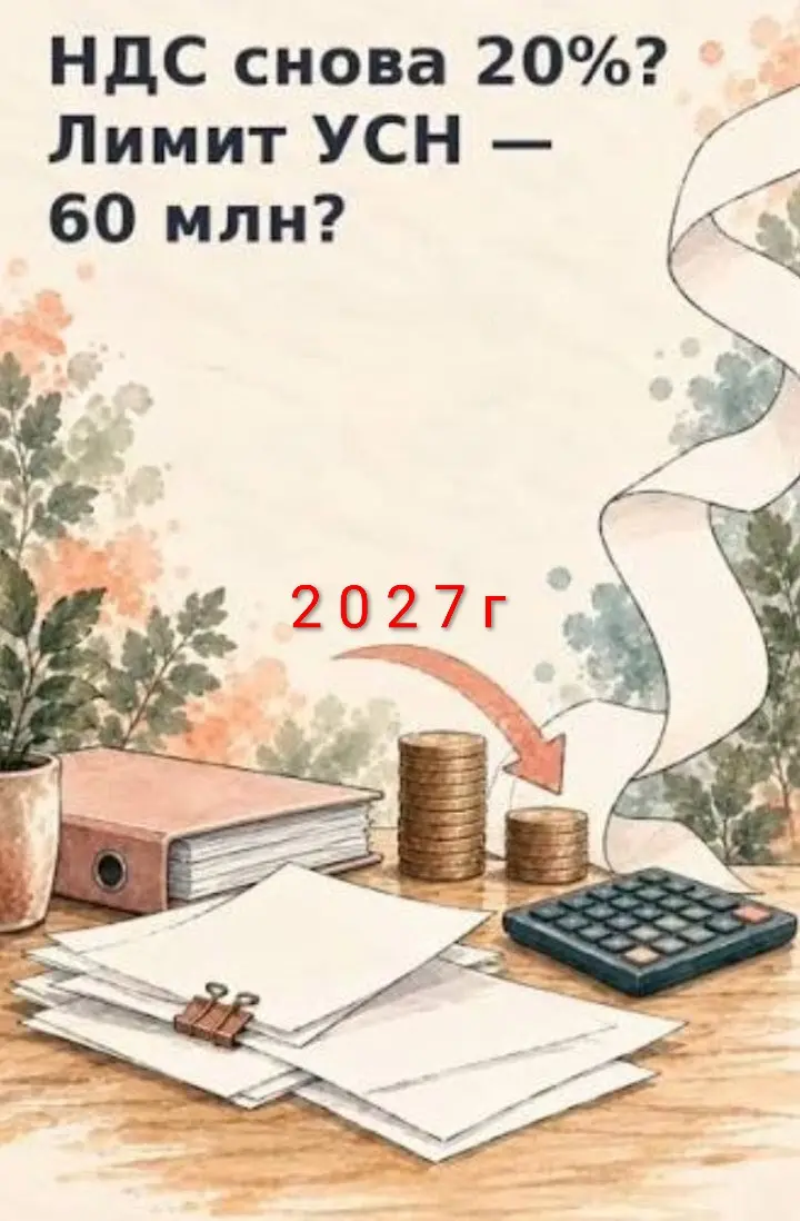 НДС снова 20%, а лимит на УСН без НДС — 60 млн⁉️ | Сетка — социальная сеть от hh.ru