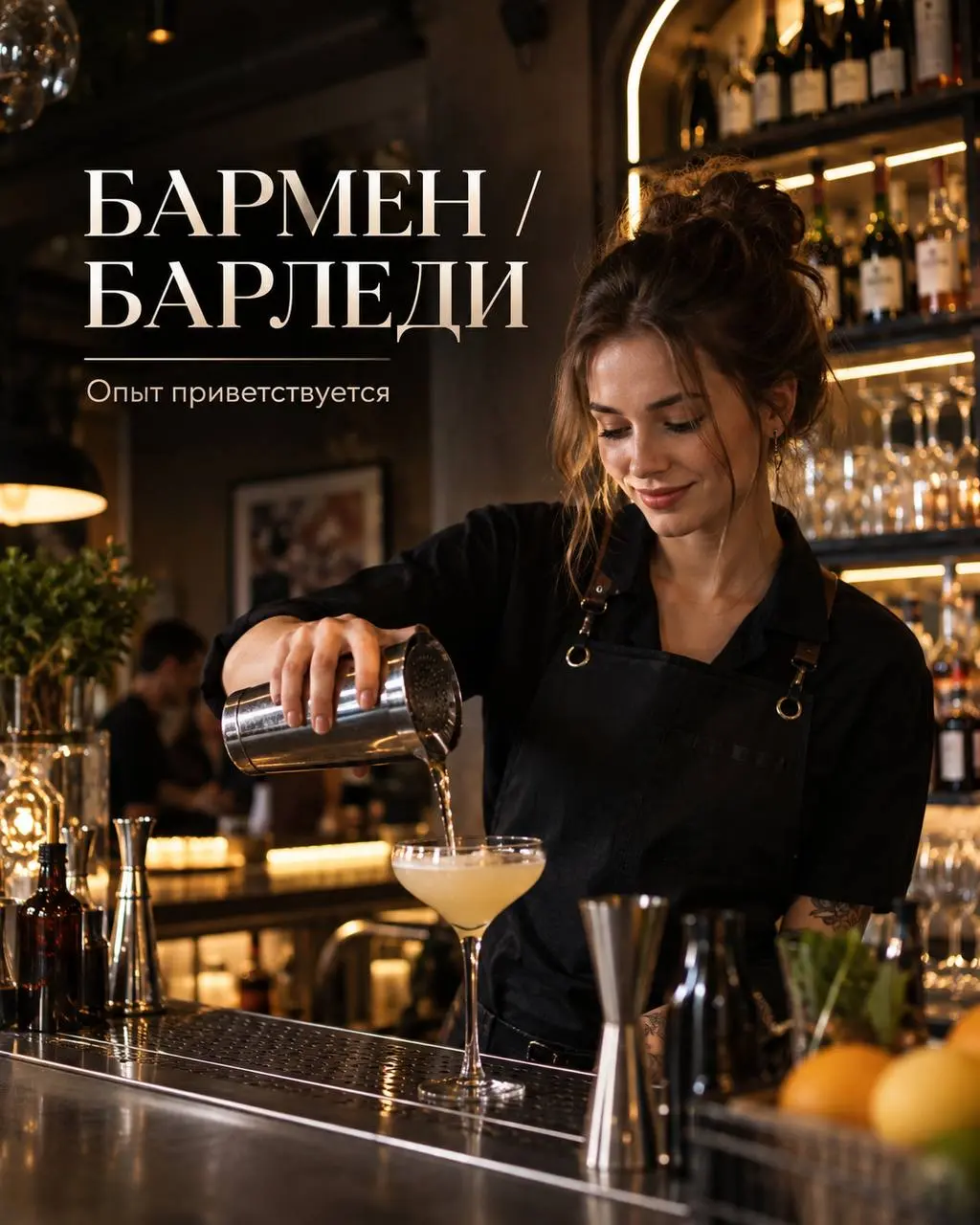 БАРМЕН / БАРЛЕДИ
От 120 000₽
Винный и коктейльный бар
• Москва, м. Китай-город, ул. Солянка
• Рестораны/Кафе
• @managerHSS
Полное описание вакансии размещено в Телеграм и Макс | Сетка — социальная сеть от hh.ru