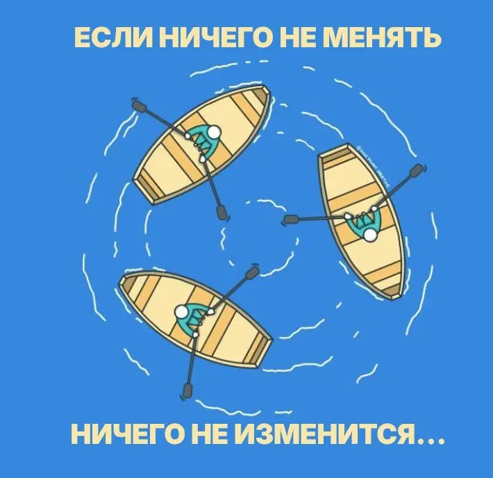 Меняться любят - НИКТО.... Чтобы коллектив сам осознал необходимость делать изменения нужно..., если Вы дочитали до этого места, и Вам действительно это интересно, то и вопрос сможете задать :) | Сетка — социальная сеть от hh.ru