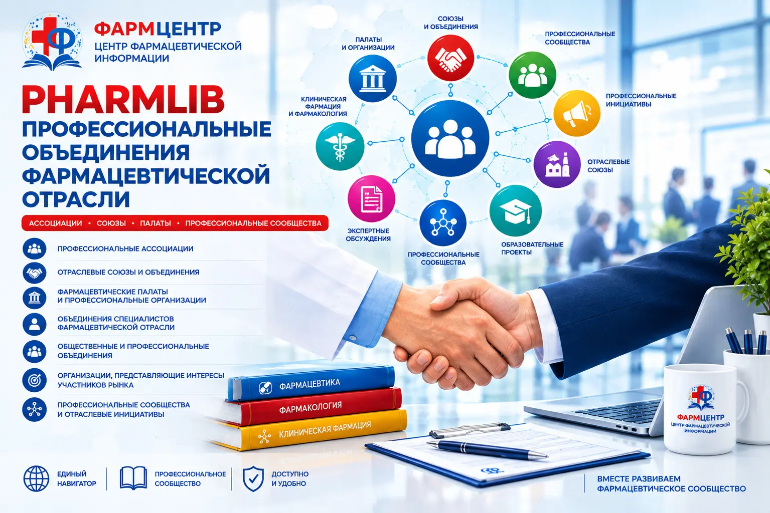 📚💊PharmLib | Профессиональные объединения фармотрасли🤝 | Сетка — социальная сеть от hh.ru