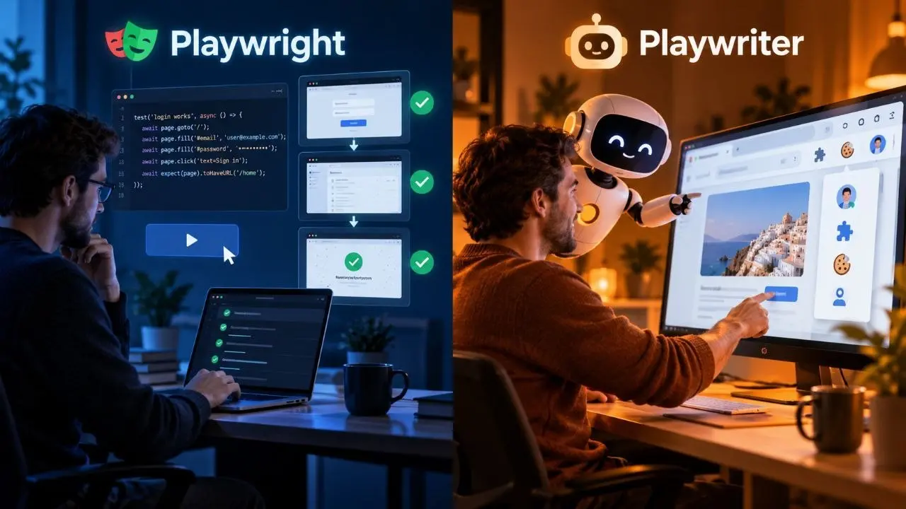 Playwright vs Playwriter
Немного о том, как агенты взаимодействуют с браузером. Или даже более конкретно — о проекте https://github.com/remorses/playwriter
Что это такое — расширение для Chrome | Сетка — социальная сеть от hh.ru