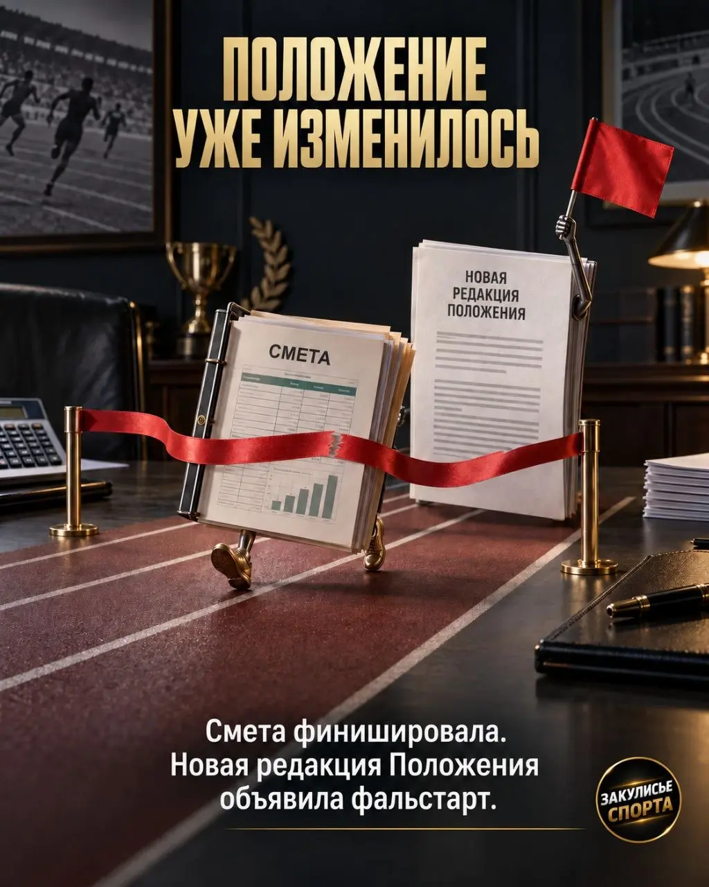 Знакомо? Смета уже утверждена.
Осталось внести изменения в Положение, чтобы всё наконец совпало 😄
#ЗакулисьеСпорта | Сетка — социальная сеть от hh.ru