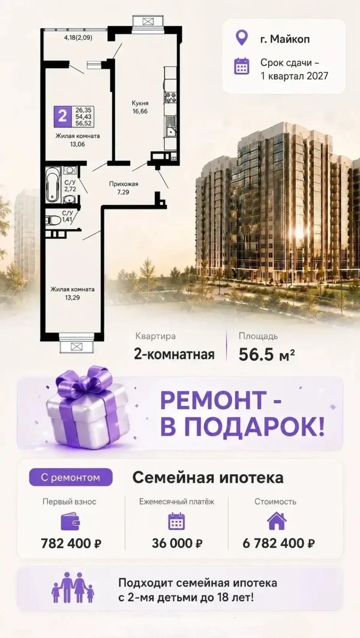 👍🏻 Очевидные плюсы квартиры в Майкопе | Сетка — социальная сеть от hh.ru