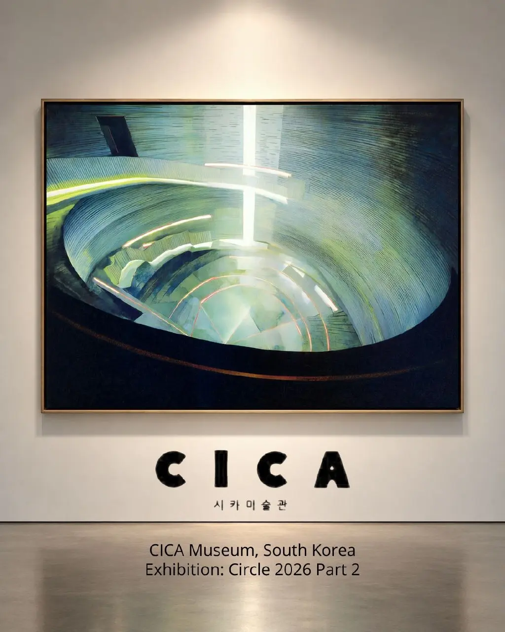 Моя работа Spiral Descent в музее современного искусства CICA Museum, Южная Корея
В CICA Museum стартовала вторая часть выставки Circle 2026, и на ней представлена моя работа Spiral Descent | Сетка — социальная сеть от hh.ru