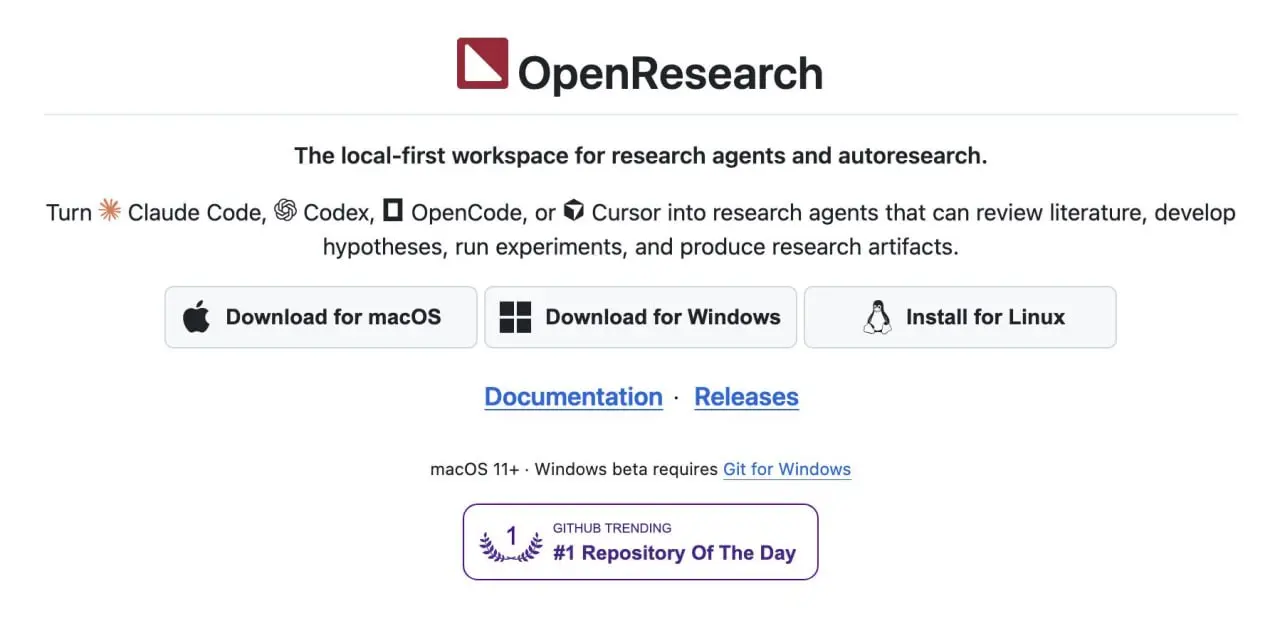 OpenResearch недавно занял первое место среди самых популярных репозиториев на GitHub | Сетка — социальная сеть от hh.ru