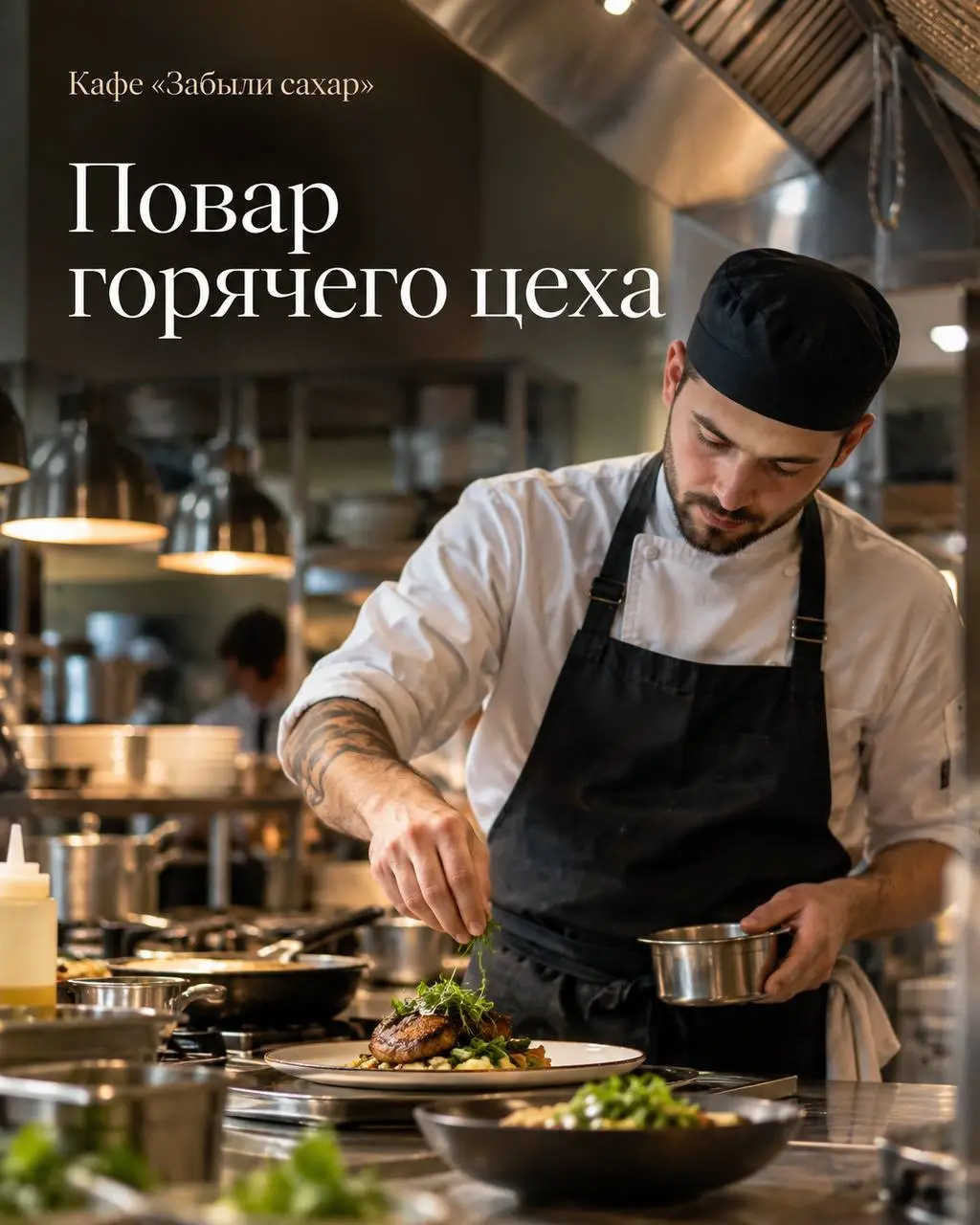 ПОВАР ГОРЯЧЕГО ЦЕХА
От 6 000₽/смена
Кафе «Забыли сахар»
• Москва, м. Москва-Сити | Шелепиха
• Рестораны/Кафе
• +7 921 747-99-52
Полное описание вакансии размещено в Телеграм и Макс | Сетка — социальная сеть от hh.ru