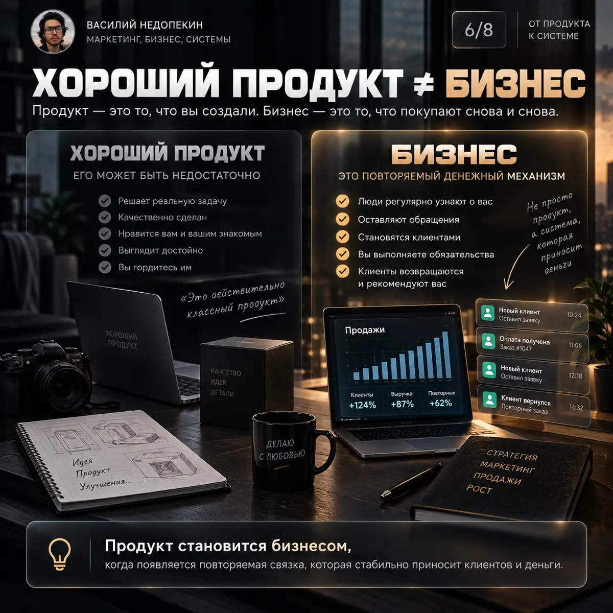 БИЗНЕС БЕЗ КЛИЕНТОВ — ЭТО ДОРОГОЕ ХОББИ | Сетка — социальная сеть от hh.ru