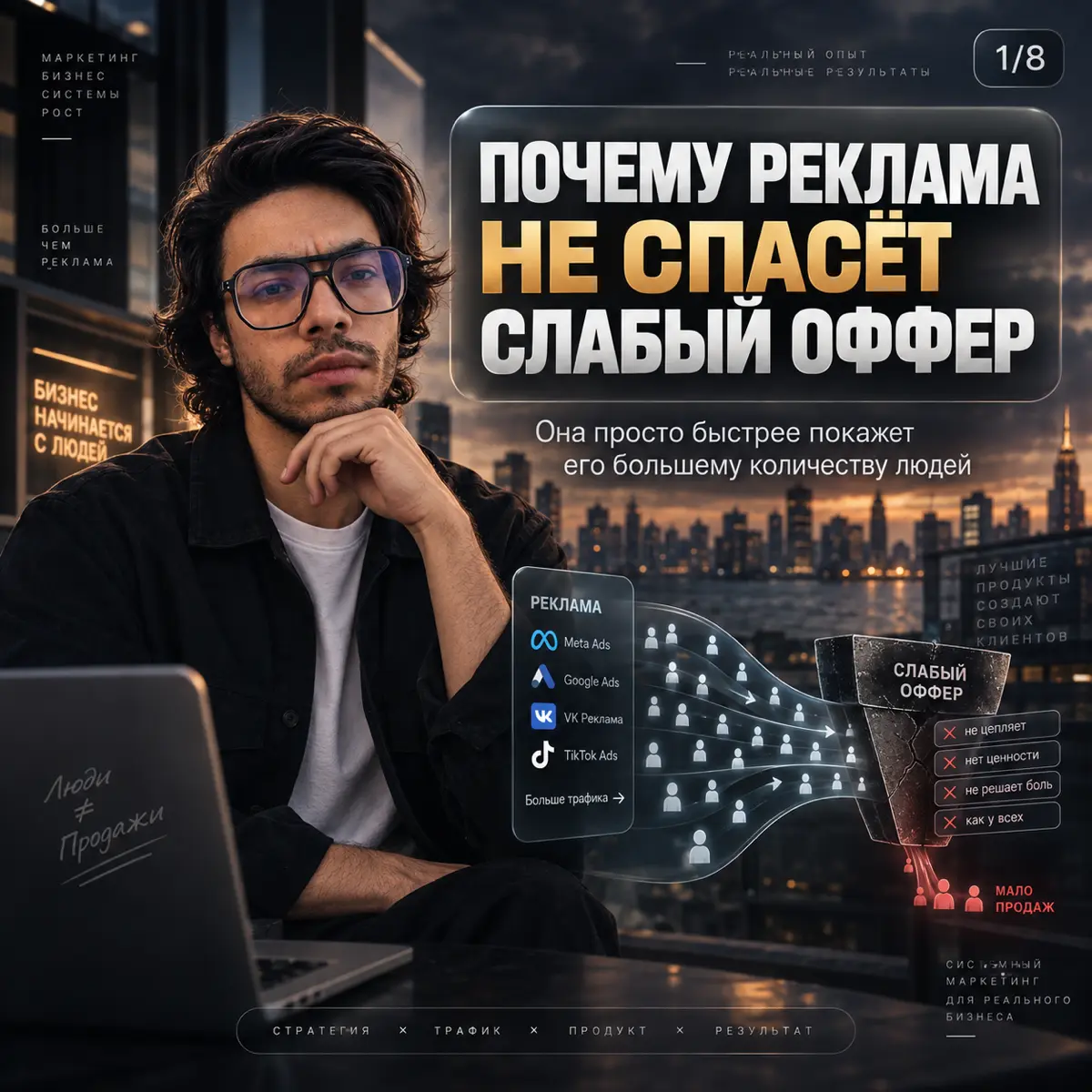 ПОЧЕМУ РЕКЛАМА НЕ СПАСЁТ СЛАБЫЙ ОФФЕР | Сетка — социальная сеть от hh.ru