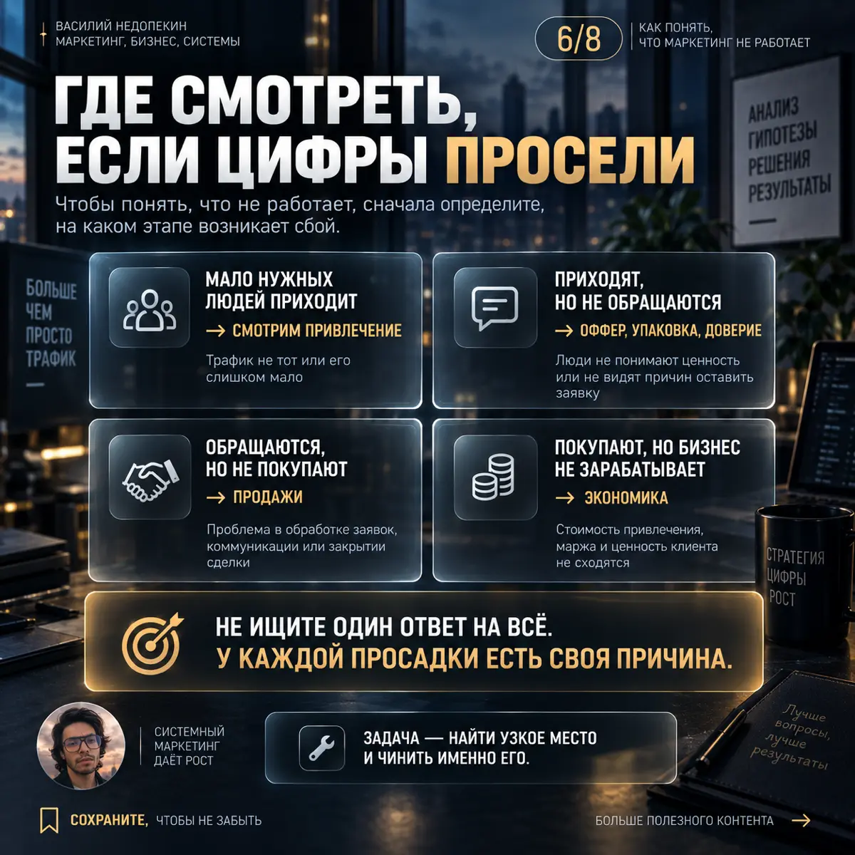 КАК ПОНЯТЬ, ЧТО МАРКЕТИНГ В БИЗНЕСЕ РЕАЛЬНО НЕ РАБОТАЕТ | Сетка — социальная сеть от hh.ru