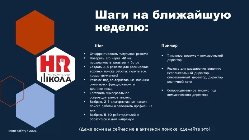 Вебинар по поиску работы в 2026
году — на финишной прямой!
💯Всё готово: презентация завершена (последний слайд родился сегодня по пути на работу — смотрите на картинке), рабочий кабинет ученика оформл... | Сетка — социальная сеть от hh.ru
