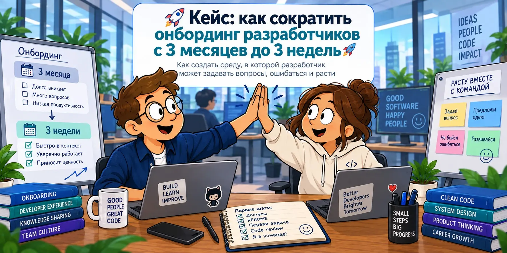 Кейс: как сократить онбординг с 3 месяцев до 3 недель🚀 | Сетка — социальная сеть от hh.ru