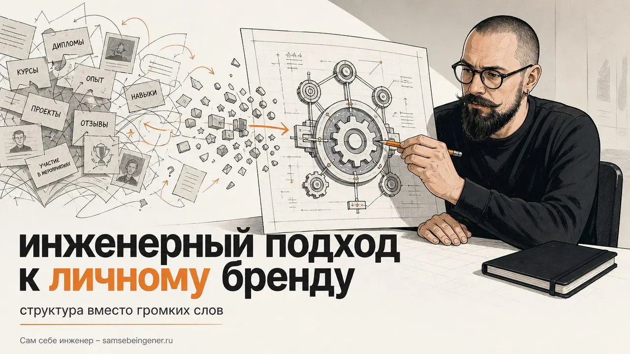 Как подтвердить личный бренд и за 5 шагов начать продвижение?
Стать заметным на рынке поможет инженерный подход: заменяем хаос в коммуникациях на систему из пяти этапов – от аудита ниши до сбора артеф... | Сетка — социальная сеть от hh.ru