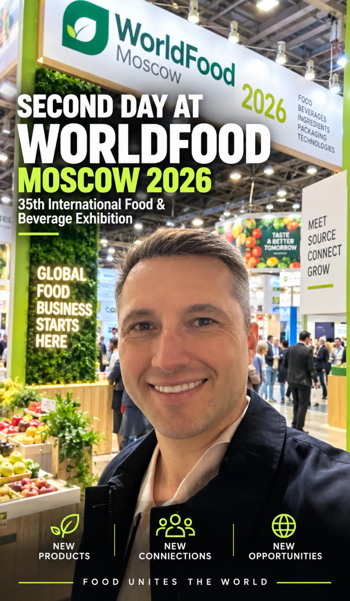 WorldFood Moscow 2026
International trade is built on more than products. It’s built on people, trust, and the right connections | Сетка — социальная сеть от hh.ru