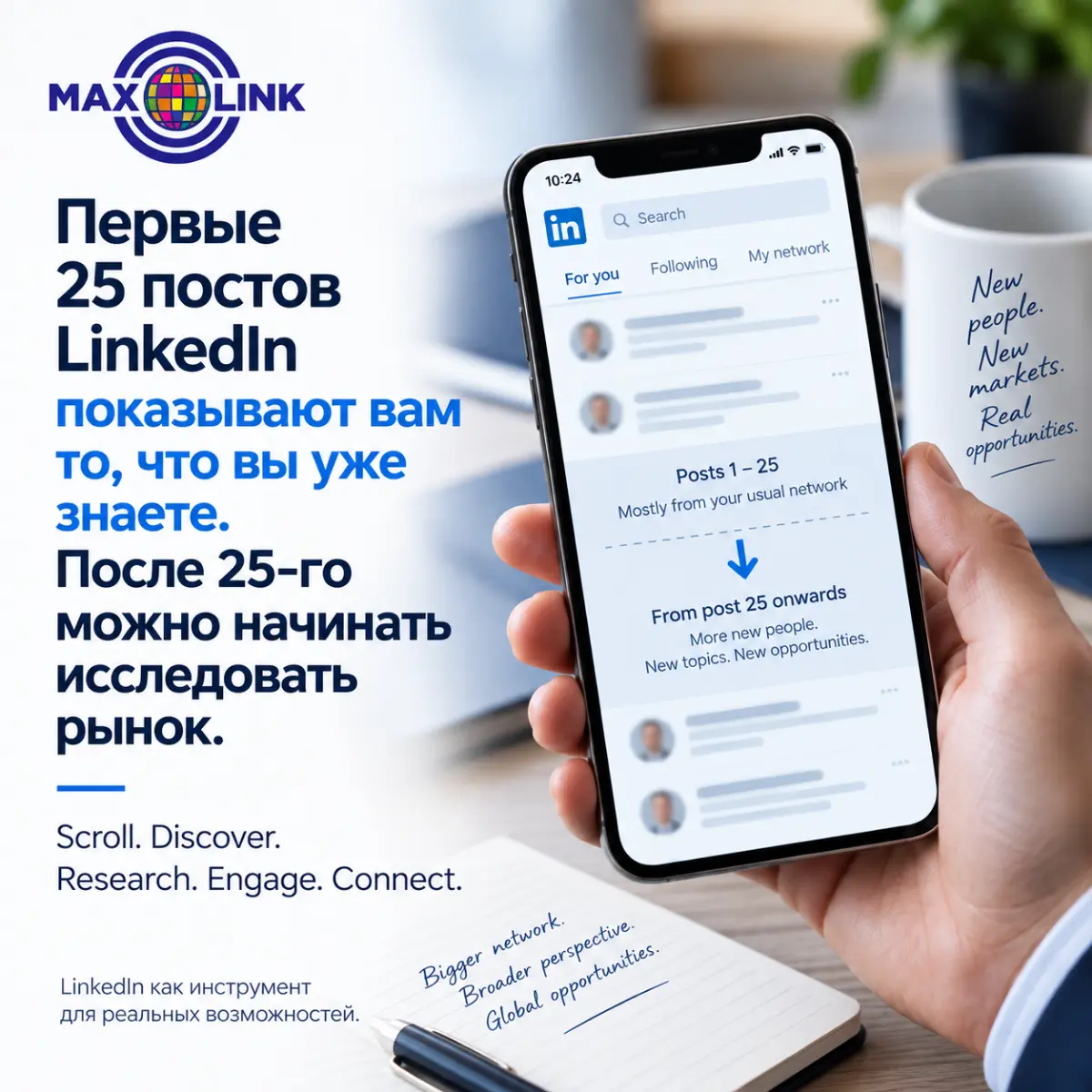 LinkedIn практика | Сетка — социальная сеть от hh.ru