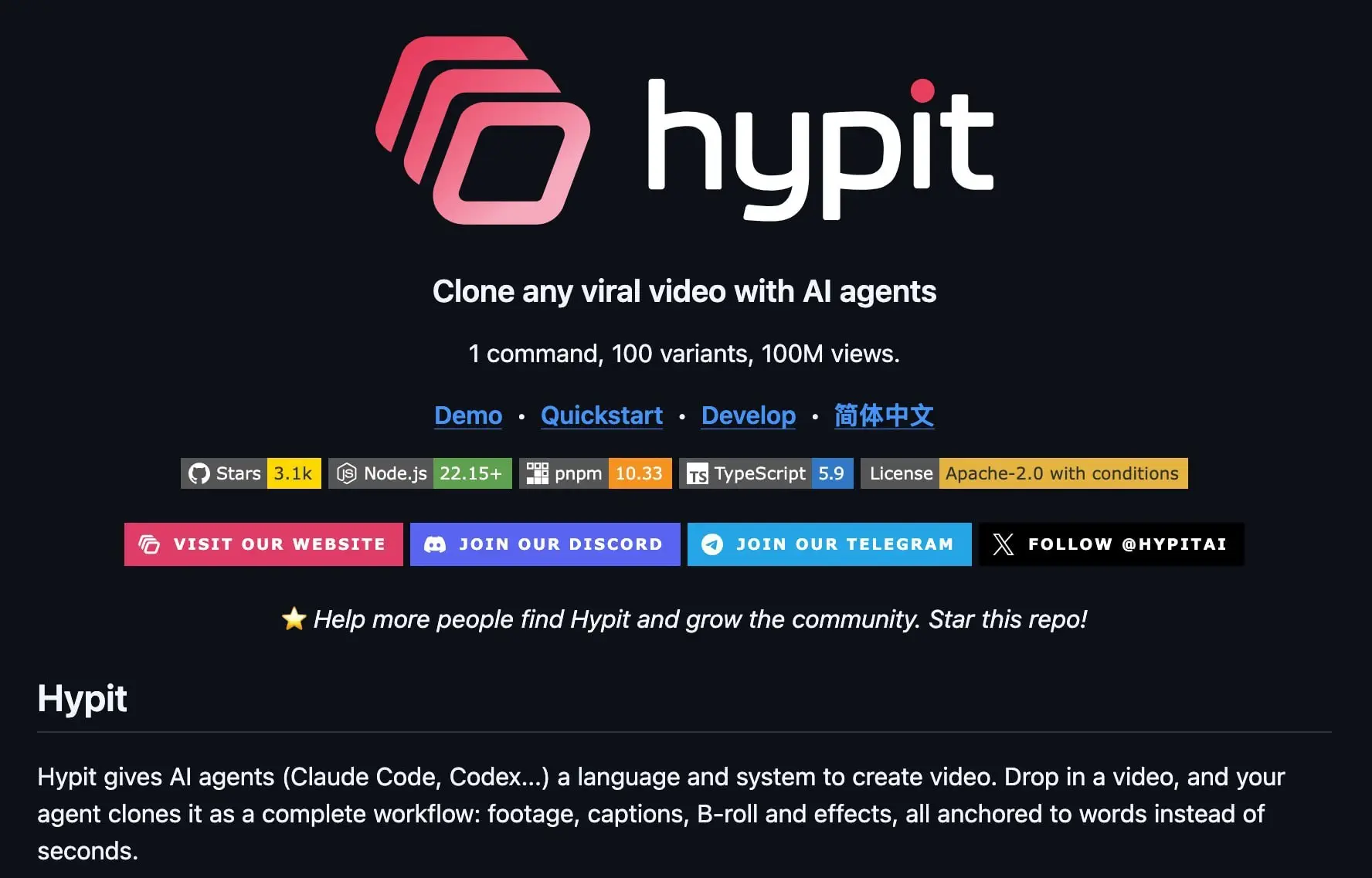 🎬КЛОНИРУЙ ВИРУСНЫЕ РОЛИКИ
Hypit  учит Claude Code и Codex препарировать трендовые ролики, вытаскивать из них скелет успеха и собирать твою версию 🩻🔪 | Сетка — социальная сеть от hh.ru