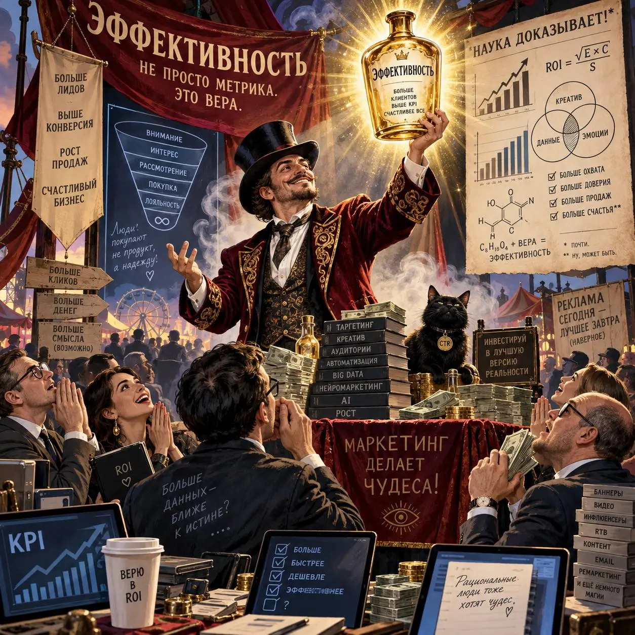 🤓Мифы, легенды и предания рекламного рынка.
Миф первый — «Эффективность».
Продавцы склонны обещать покупателям то, что те хотят услышать. Как говорил поэт: «Ах, обмануть меня не трудно!. | Сетка — социальная сеть от hh.ru