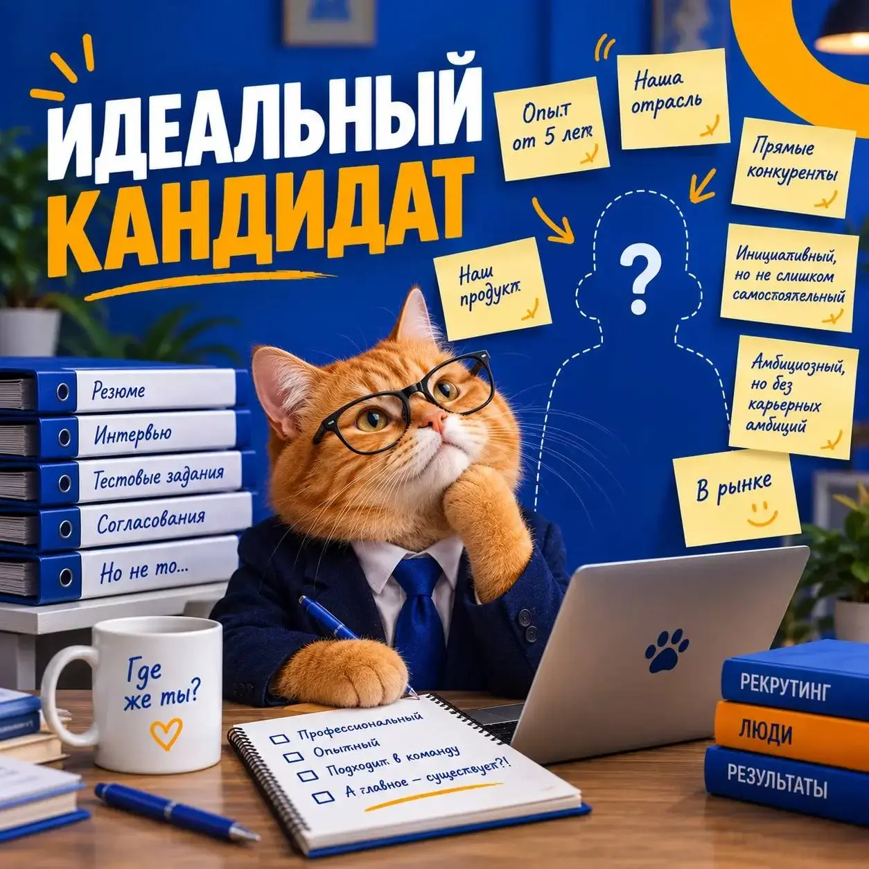 Идеальный кандидат
Один из самых загадочных персонажей в рекрутинге. Все о нём слышали, многие его ищут, но мало кто видел вживую.
Обычно поиск начинается вполне безобидно | Сетка — социальная сеть от hh.ru