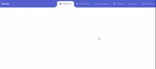 Bootstrap 4 navbar - навигационная панель "вкладки" с плавной анимацией.
https://codepen.io/piyushpd/pen/gOYvZPG | Сетка — социальная сеть от hh.ru