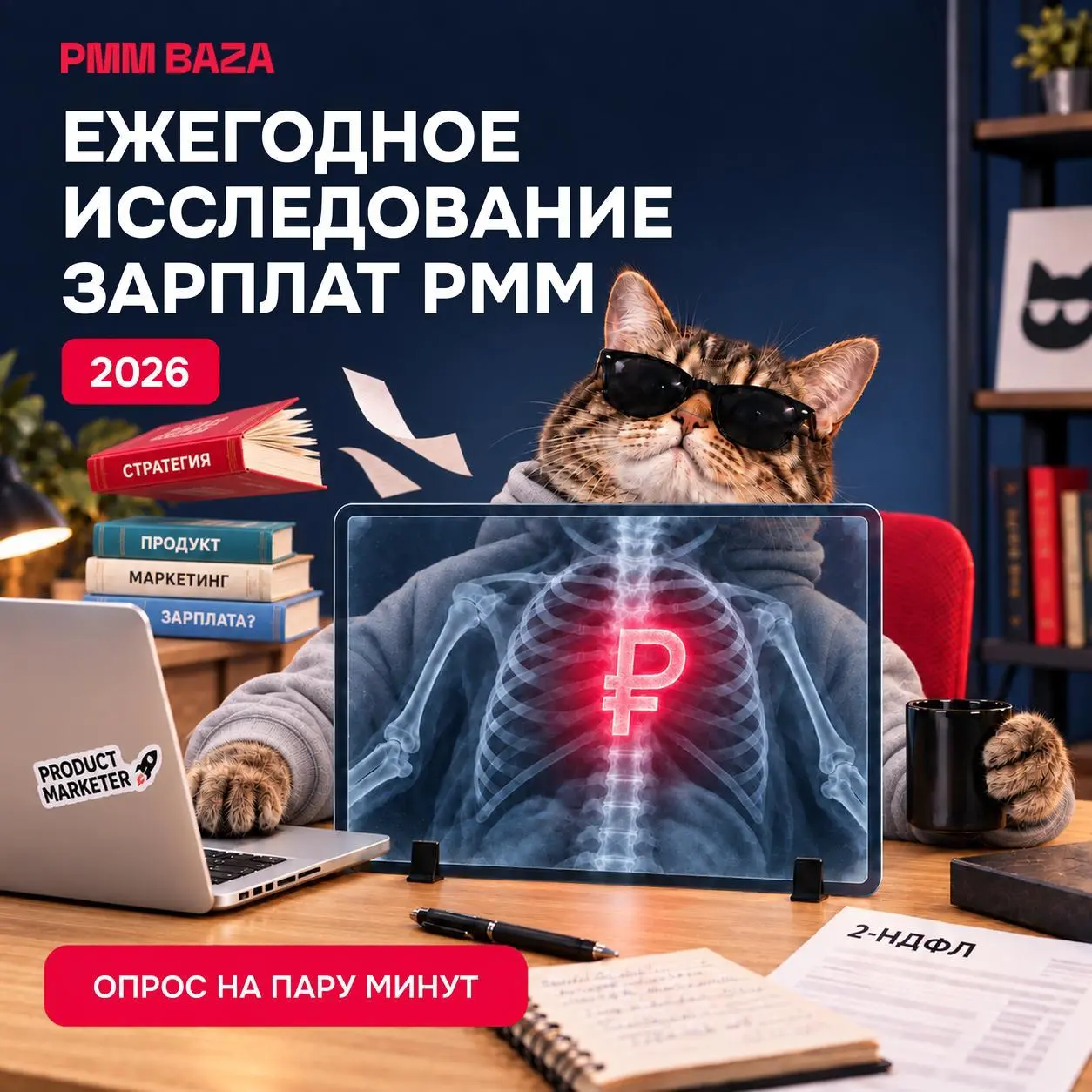 ⚡️ Ежегодное исследование зарплат продуктовых маркетологов России 2026
Снова исследуем справочки 2-НДФЛ, чтобы у вас были цифры для переговоров, а не ощущения «вроде норм» | Сетка — социальная сеть от hh.ru