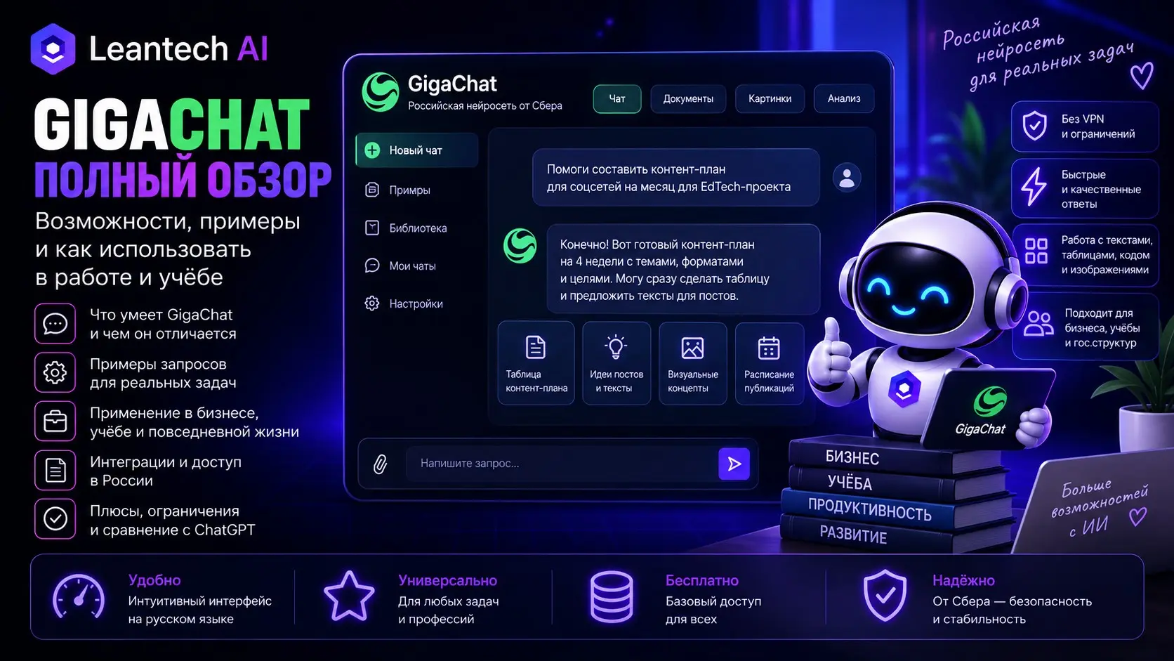 GigaChat: что умеет и чем дополнить в 2026 | Сетка — социальная сеть от hh.ru