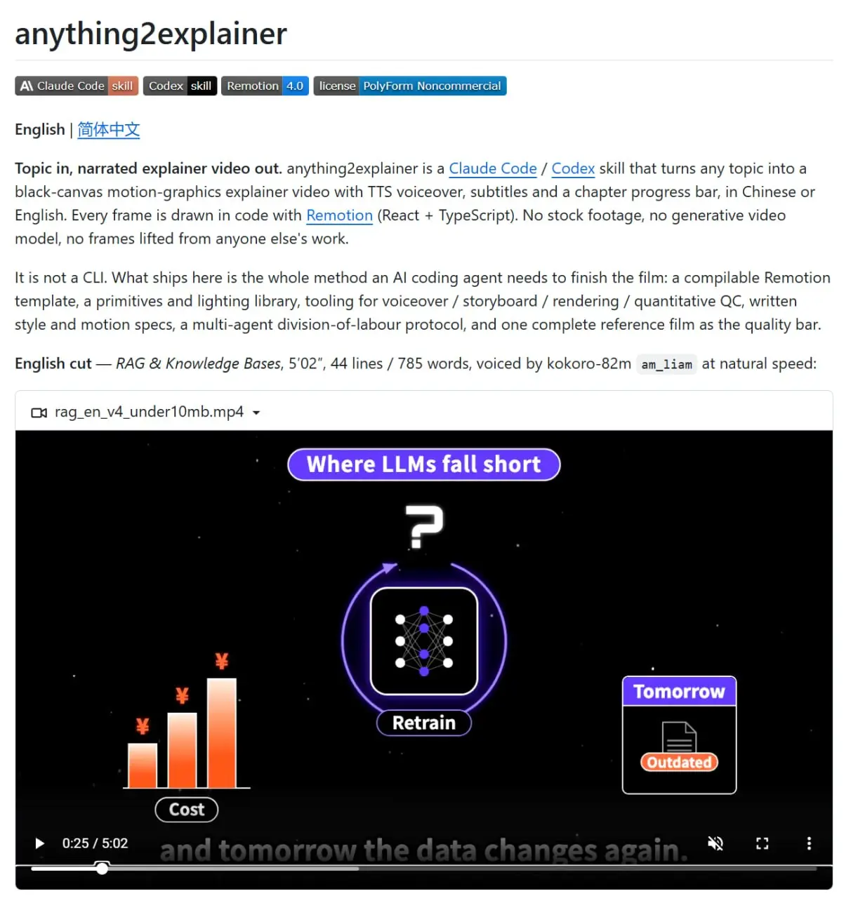 Нейронка превращает любую статью в готовый YouTube-ролик.
Свежий скилл для Claude сам изучает тему, пишет сценарий, делает раскадровку, анимации, озвучку и субтитры.
На выходе — готовый MP4 | Сетка — социальная сеть от hh.ru
