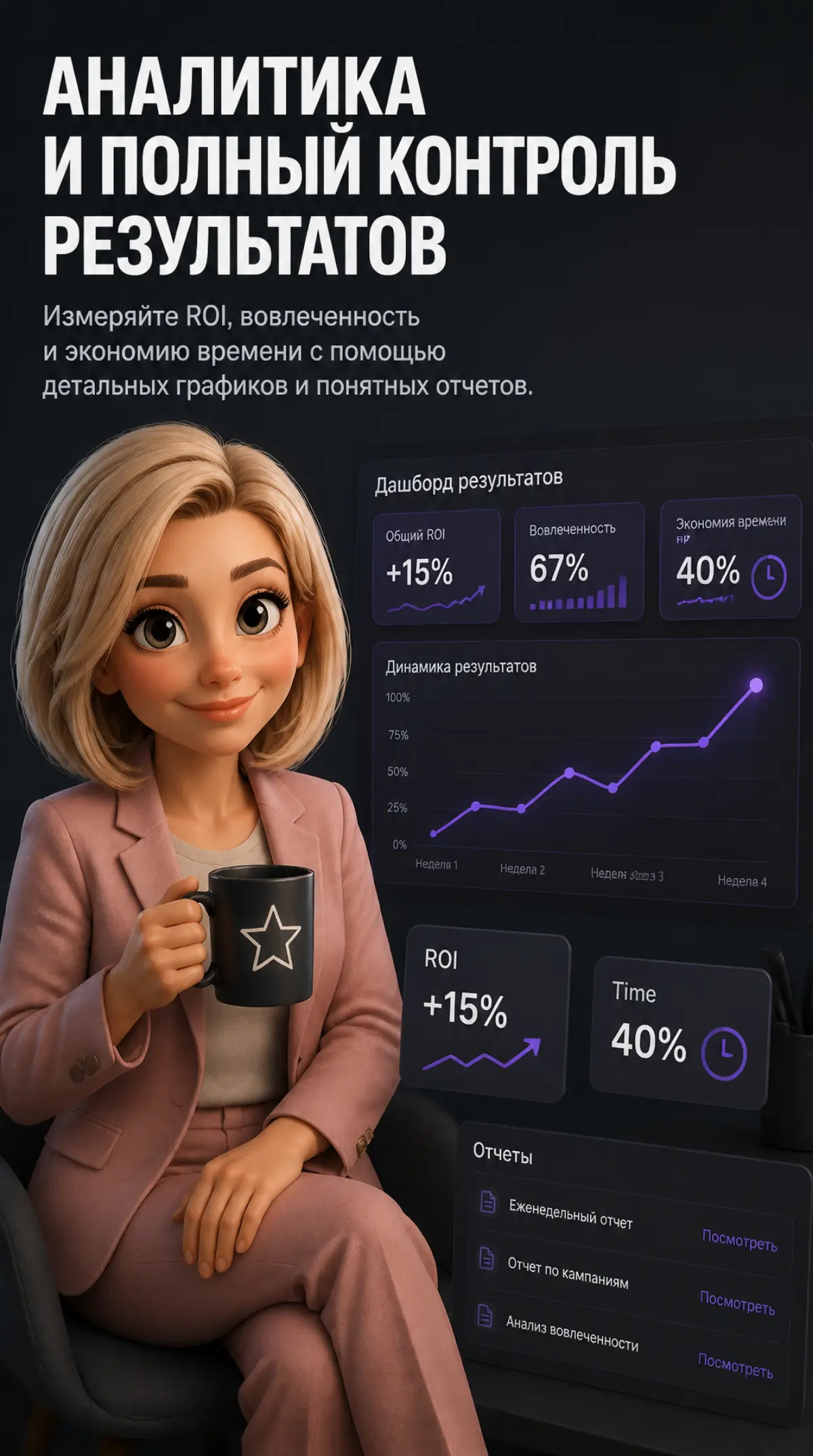 Всем привет! Давайте знакомиться. 👋
Меня зовут Алëна, и я открываю этот канал, чтобы рассказать вам про своего «цифрового близнеца» — ChatGPT | Сетка — социальная сеть от hh.ru