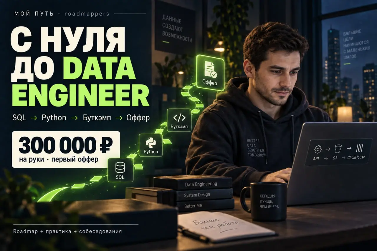 300к в наносекунду от нашего ученика!
Я хз как это работает, но это уже второй рекордсмен, который залетает в IT после нашего буткемпа так быстро. Дальше отзыв от него | Сетка — социальная сеть от hh.ru