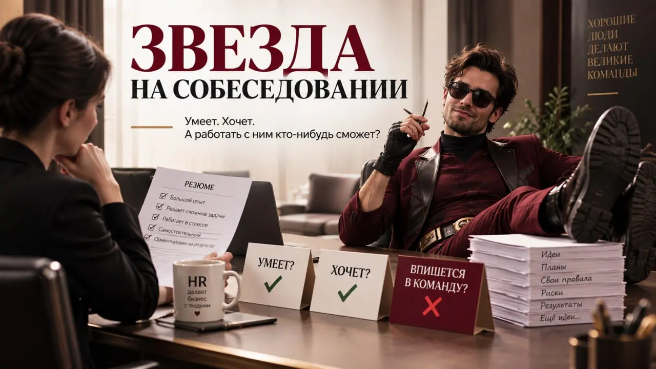 Уроки управления от Дэдпула: почему HR из Marvel отказал бы ему на собеседовании
Если бы Дэдпул пришел устраиваться в обычную компанию, первое впечатление было бы отличным | Сетка — социальная сеть от hh.ru